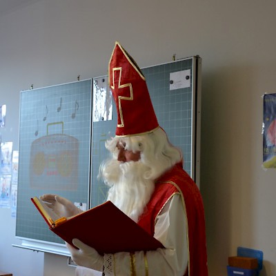 Nikolausbesuch in der Schule