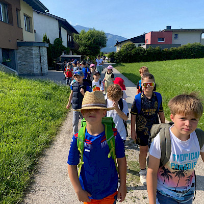 Besuch beim Bienenstock